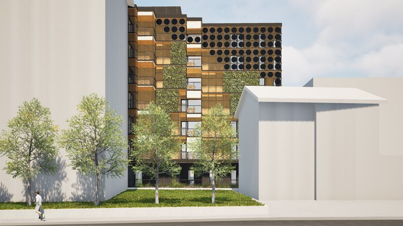 Mobilis in Mobili – Fassade Süd – Archimethod